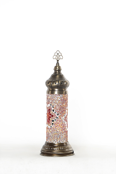No.1 Size Short Cylinder Mosaic Table Lamp